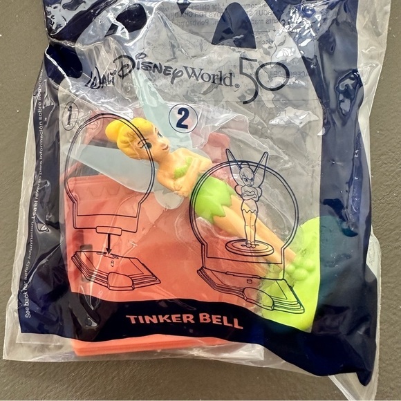 McDonald's Disney World Toy Tinkerbell 50th Anniversary Tink Collectible NEW - Picture 3 of 8